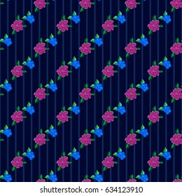 floral abstract seamless pattern for textile