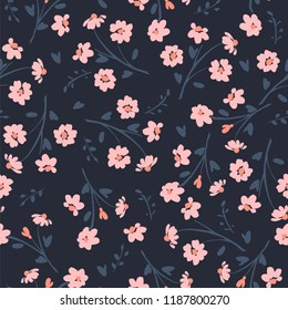 Floral abstract seamless pattern. Vector design for paper, cover, fabric, interior decor and other users