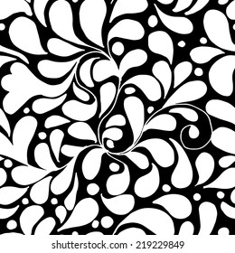 Floral abstract seamless pattern for your design
