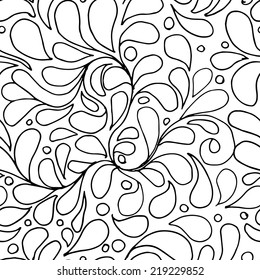 Floral abstract seamless pattern for your design