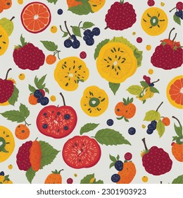 Floral abstract seamless patterns. Vector design for different surfases.