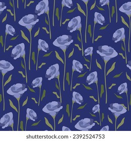 Floral abstract seamless patterns. Vector design for different surfases.