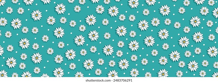 Floral abstract seamless patterns. Vector design for different surfases.