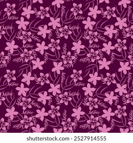 Patrones florales abstractos sin fisuras. Diseño de Vector para diferentes superficies