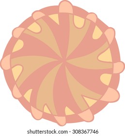 floral abstract sun 