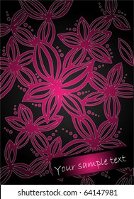 floral abstract texture