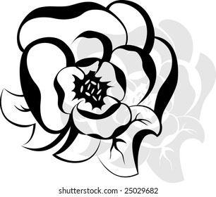 Floral  abstract. Vector