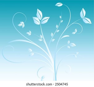 Resumen floral - vector