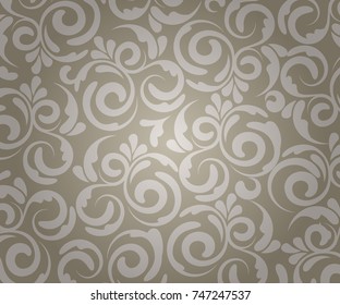 Floral abstract vector background with light and soft colors.