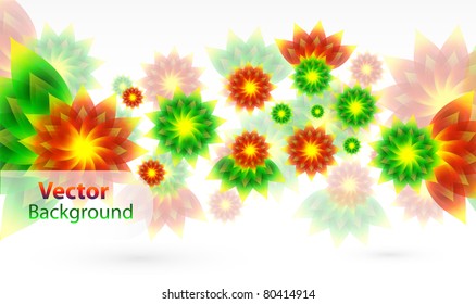 Floral abstract vector eps10 background