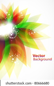 Floral abstract vector eps10 background