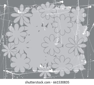 Floral abstract vector illustration 