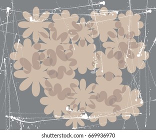 Floral abstract vector illustration 