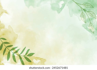 floral abstract watercolor universal background art