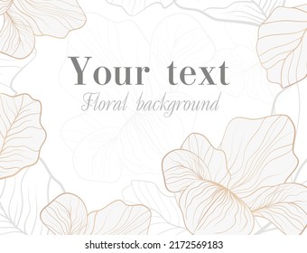 Floral abstract wedding, ceremonial background