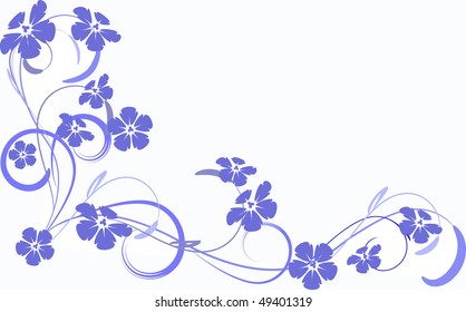 floral abstraction decorative pattern