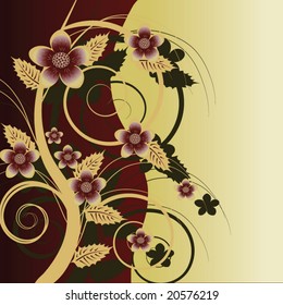 Floral abstraction for design
