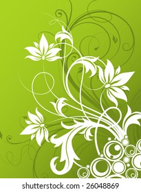 Floral abstraction for design.