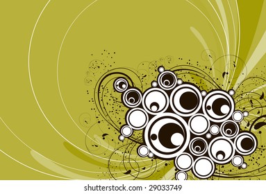 Floral abstraction for design.