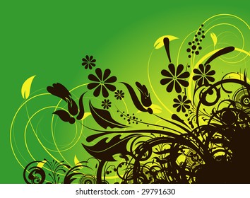 Floral abstraction for design