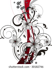 Floral abstraction for design