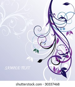 floral abstraction for design