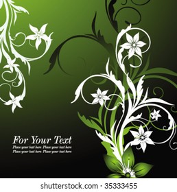 floral abstraction for design