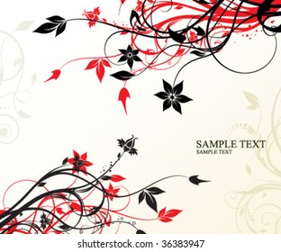 Floral abstraction for design