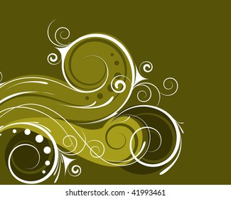 Floral abstraction for design.