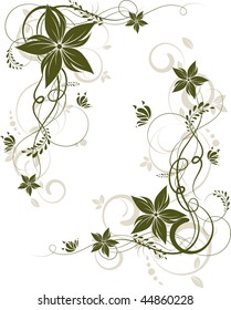 Floral abstraction for design.
