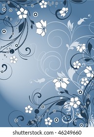 Floral abstraction for design.