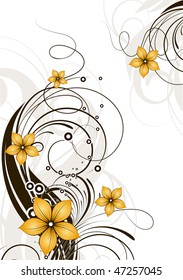 Floral abstraction for design