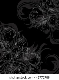 Floral abstraction for design.