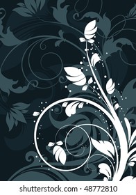 Floral abstraction for design.