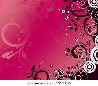 Floral abstraction. Elements for design