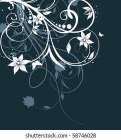 floral abstraction (vector)