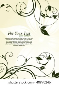 floral abstraction for your design