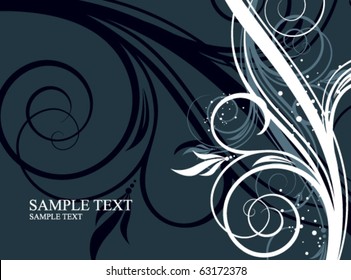 floral abstraction for your design