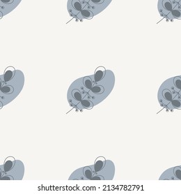 floral aesthetic pattern with branches