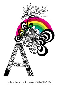 floral alphabet
