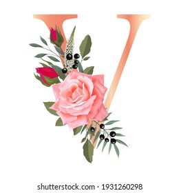 Watercolor Flower Alphabet Images, Stock Photos & Vectors | Shutterstock