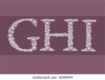 floral alphabets