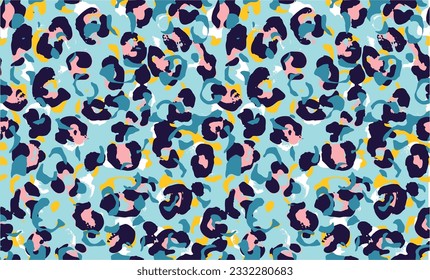 floral animal skin pattern, perfect for fabric and decoration