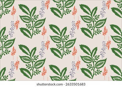 Floral Arrangement Seamless Pattern with Delicate Style