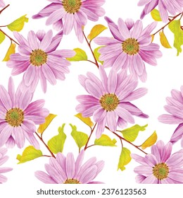 Blumenanordnung nahtlose Mustergrafik