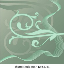 floral art background