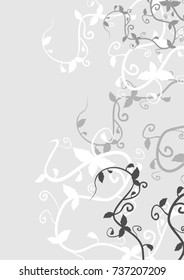 Floral art background
