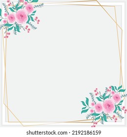 Floral art Background for banner, poster, Web and packaging.