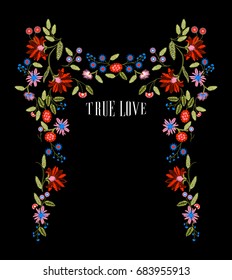 Floral art. Colorful vector design