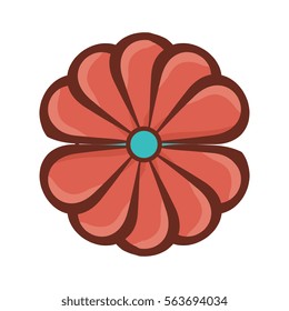 floral art decorative icon